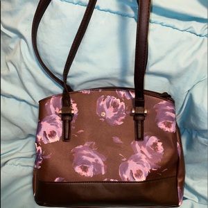 Beautiful blue flower purse